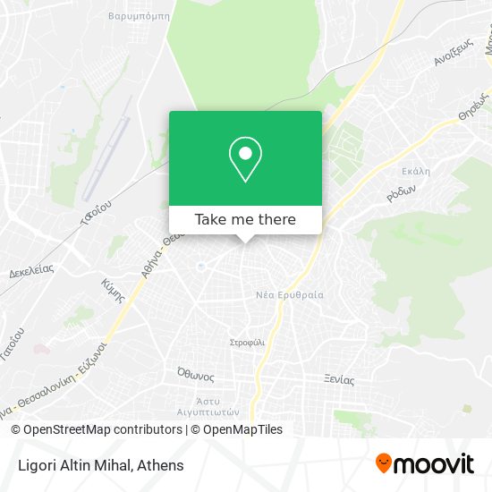 Ligori Altin Mihal map