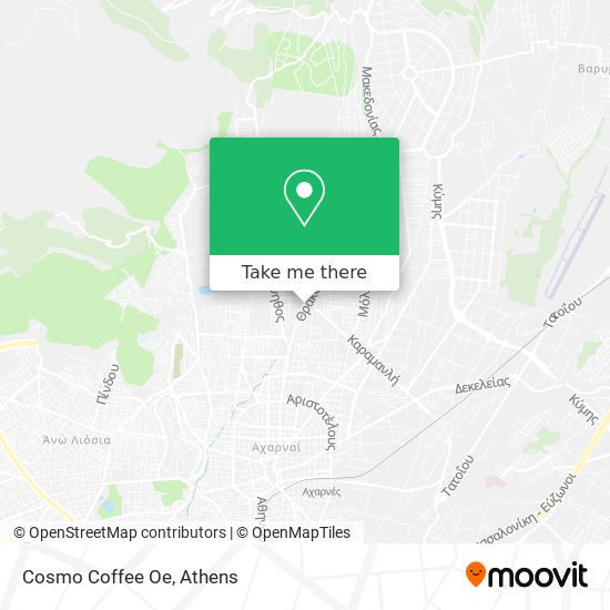 Cosmo Coffee Oe map