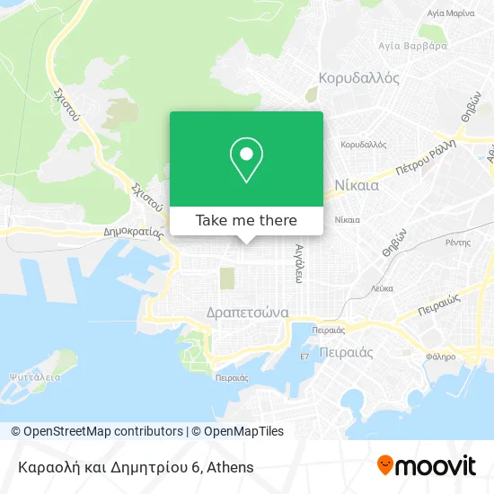 Καραολή και Δημητρίου 6 map