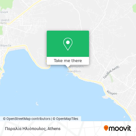 Παραλία Ηλιόπουλος map