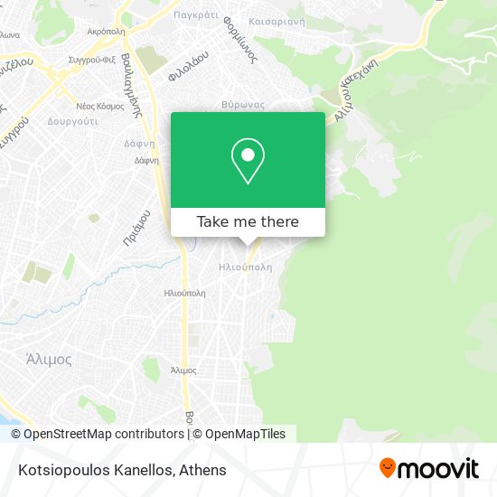 Kotsiopoulos Kanellos map