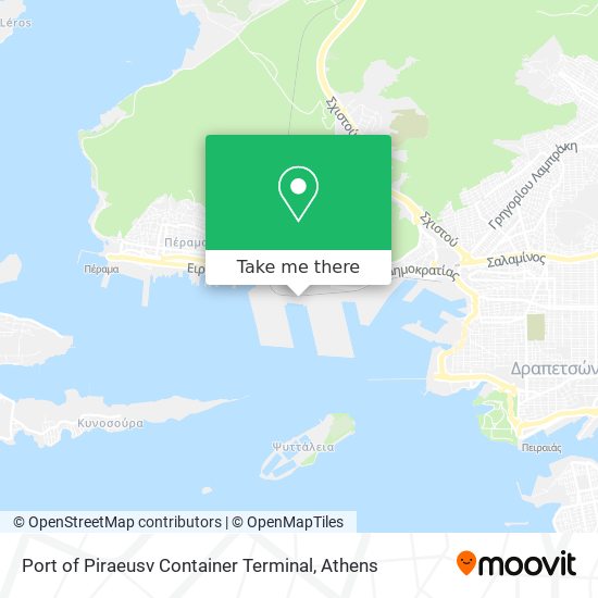 Port of Piraeusv Container Terminal map