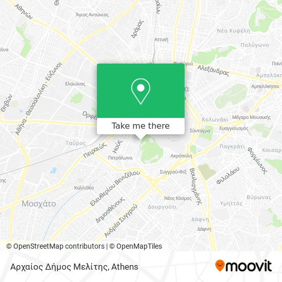 Αρχαίος Δήμος Μελίτης map