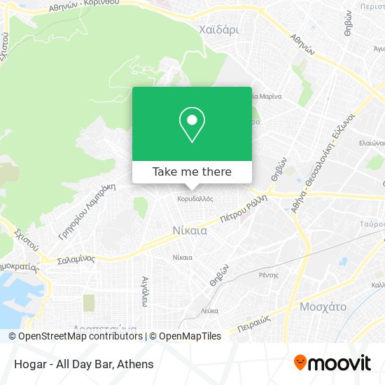 Hogar - All Day Bar map