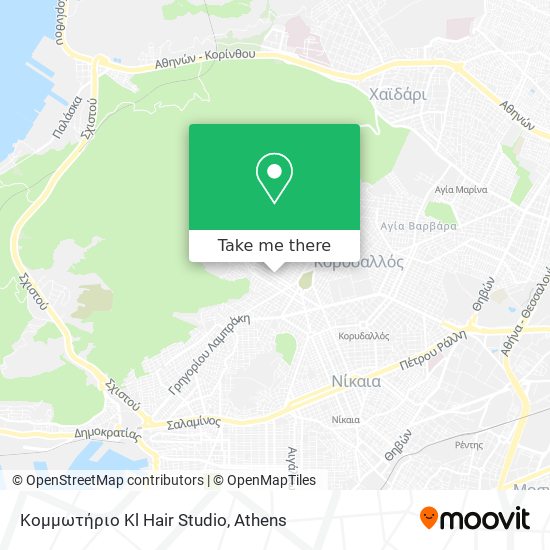 Κομμωτήριο Kl Hair Studio map