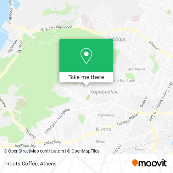 Roots Coffee map