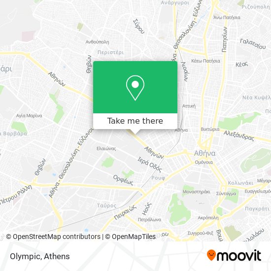 Olympic map