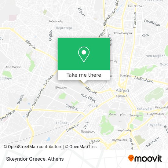 Skeyndor Greece map