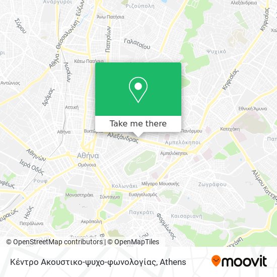 Κέντρο Ακουστικο-ψυχο-φωνολογίας map