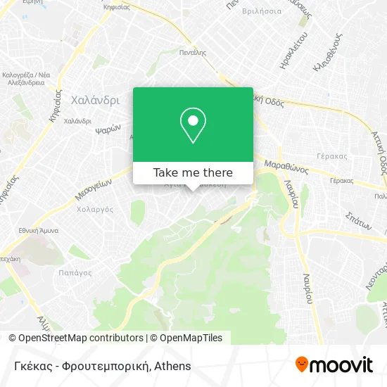 Γκέκας - Φρουτεμπορική map