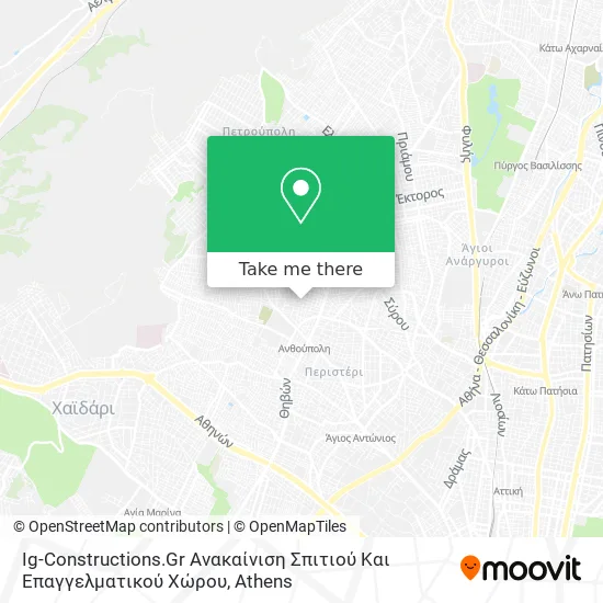 Ig-Constructions.Gr Ανακαίνιση Σπιτιού Και Επαγγελματικού Χώρου map
