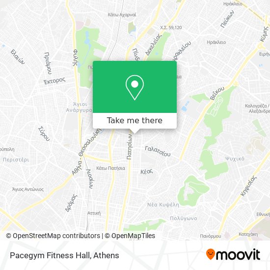 Pacegym Fitness Hall map