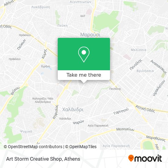 Art Storm Creative Shop map