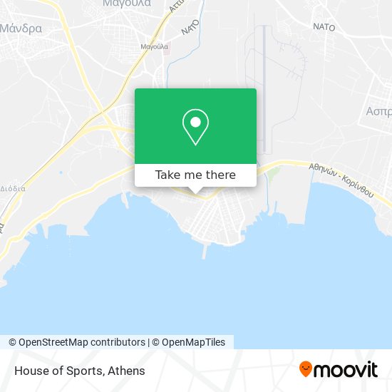 House of Sports map