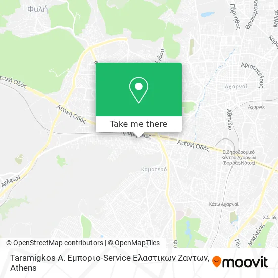 Taramigkos A. Εμποριο-Service Ελαστικων Ζαντων map