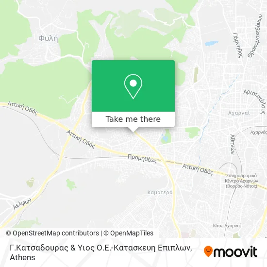 Γ.Κατσαδουρας & Υιος Ο.Ε.-Κατασκευη Επιπλων map