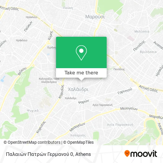 Παλαιών Πατρών Γερμανού 0 map