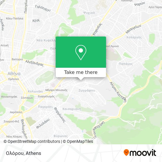 Ολόρου map