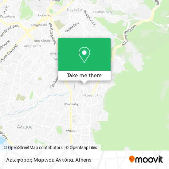 Λεωφόρος Μαρίνου Αντύπα map