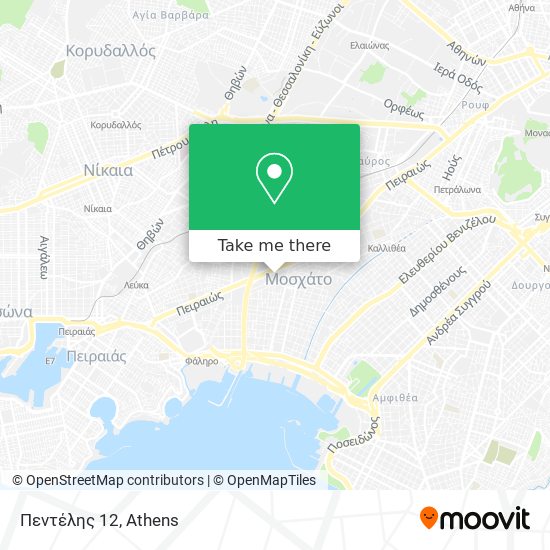 Πεντέλης 12 map