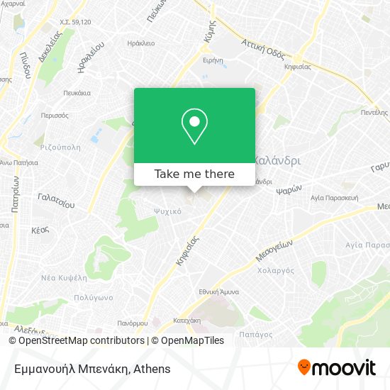 Εμμανουήλ Μπενάκη map