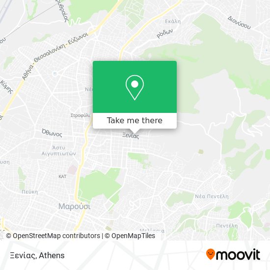 Ξενίας map