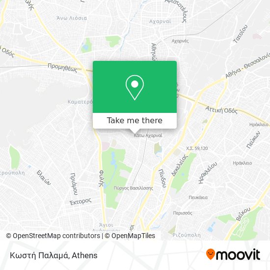 Κωστή Παλαμά map