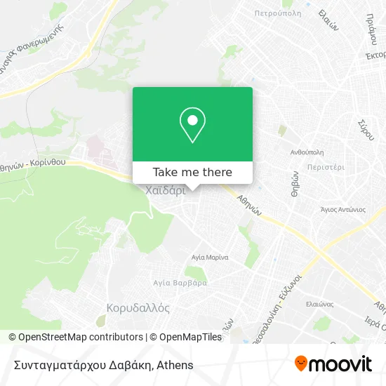 Συνταγματάρχου Δαβάκη map