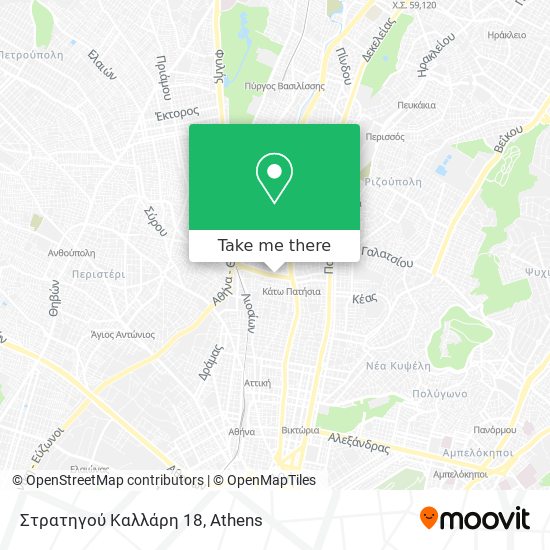 Στρατηγού Καλλάρη 18 map