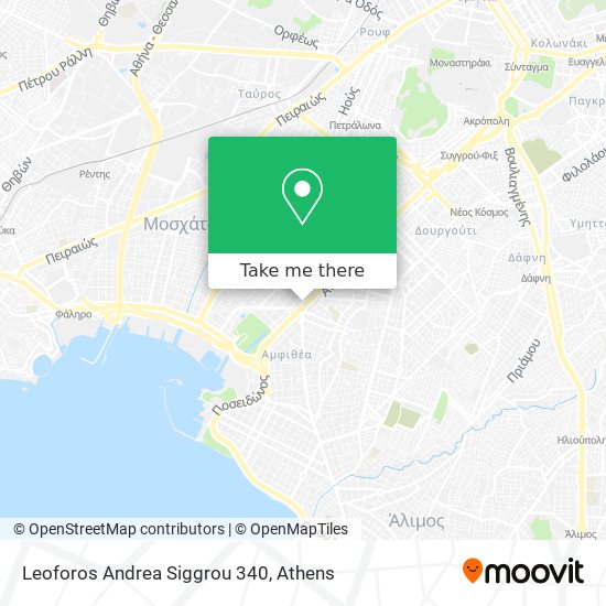 Leoforos Andrea Siggrou 340 map