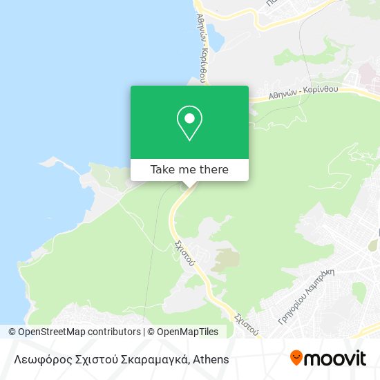 Λεωφόρος Σχιστού Σκαραμαγκά map