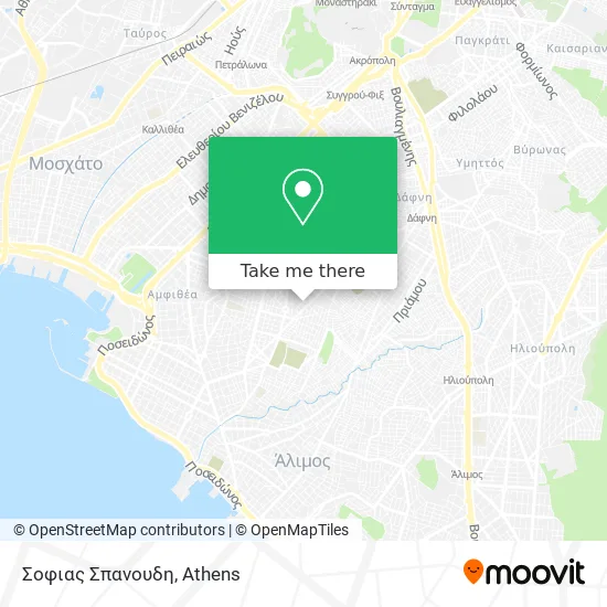 Σοφιας Σπανουδη map