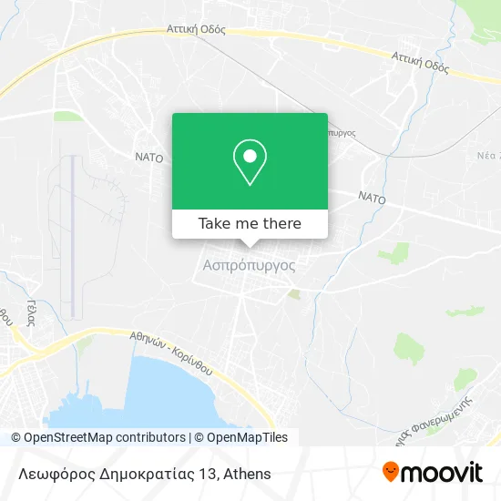 Λεωφόρος Δημοκρατίας 13 map