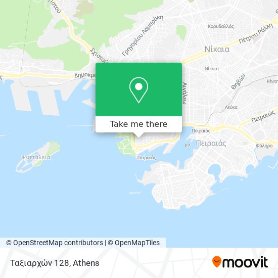 Ταξιαρχών 128 map