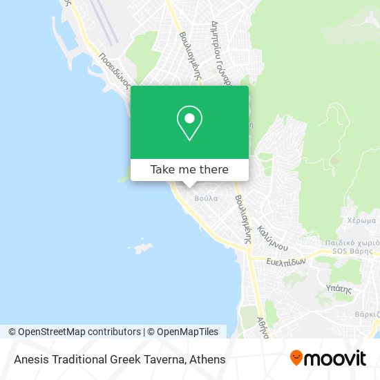Anesis Traditional Greek Taverna map