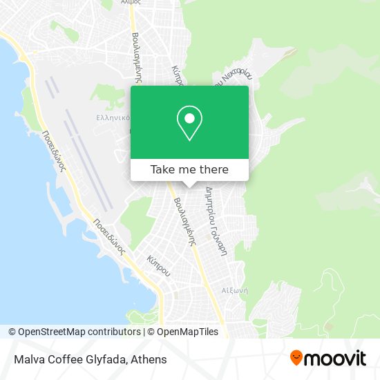 Malva Coffee Glyfada map