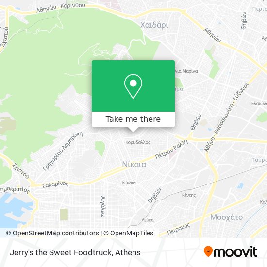 Jerry's the Sweet Foodtruck map