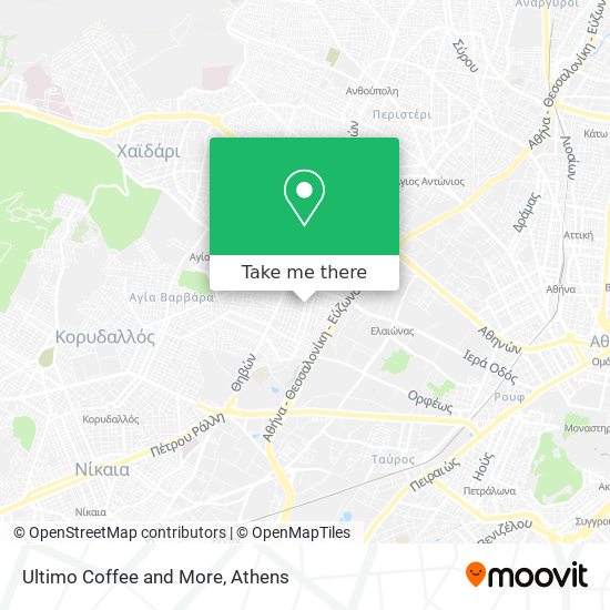 Ultimo Coffee and More map