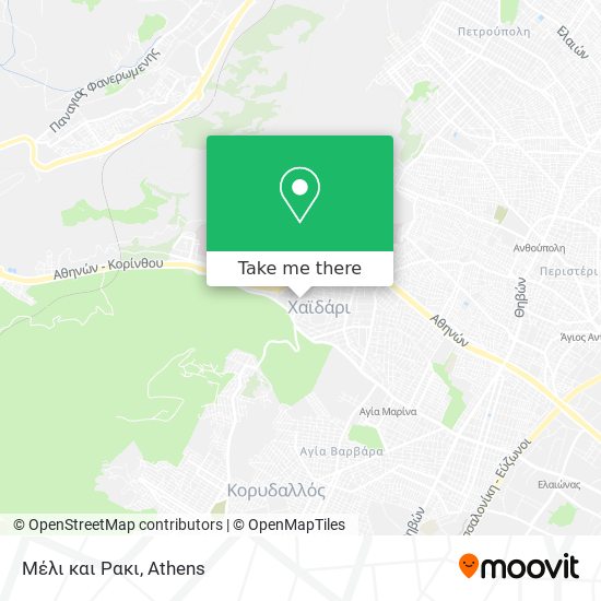 Μέλι και Ρακι map