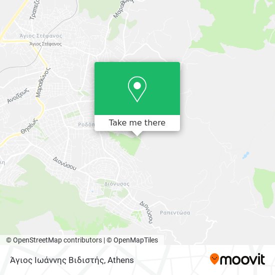Άγιος Ιωάννης Βιδιστής map