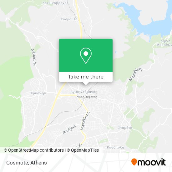Cosmote map