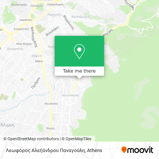 Λεωφόρος Αλεξάνδρου Παναγούλη map