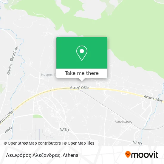 Λεωφόρος Αλεξάνδρας map
