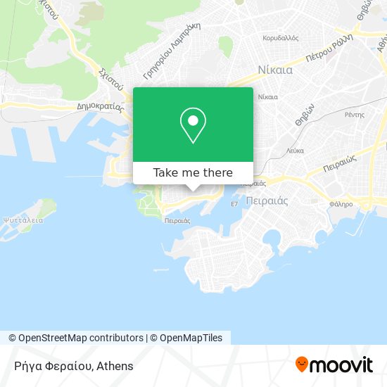 Ρήγα Φεραίου map