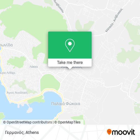 Γερμανός map
