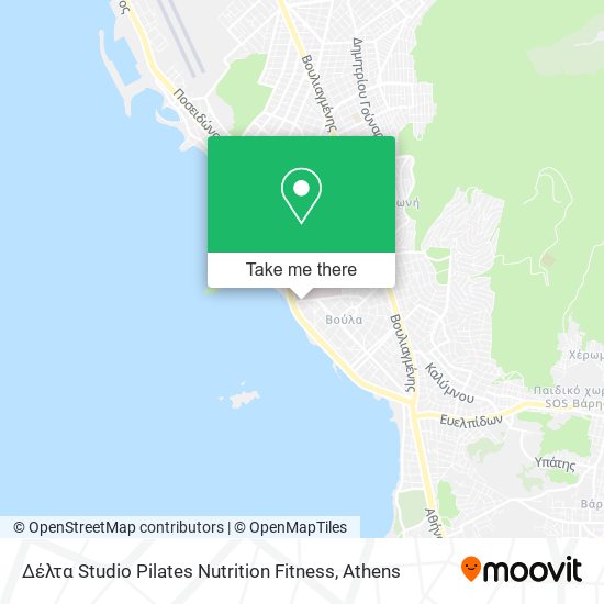 Δέλτα Studio Pilates Nutrition Fitness map