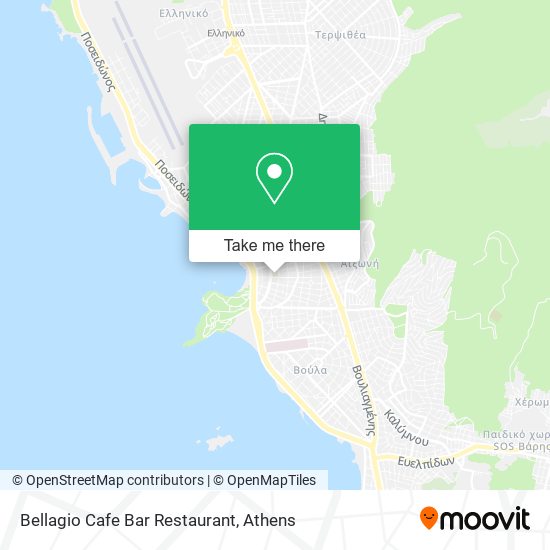 Bellagio Cafe Bar Restaurant map