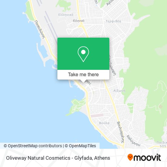 Oliveway Natural Cosmetics - Glyfada map