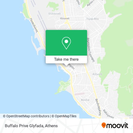 Buffalo Prive Glyfada map