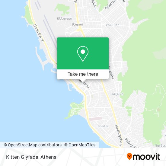 Kitten Glyfada map